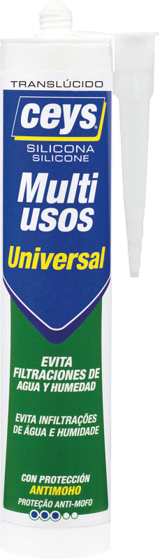 Silicona multiusos translúcida 280ml