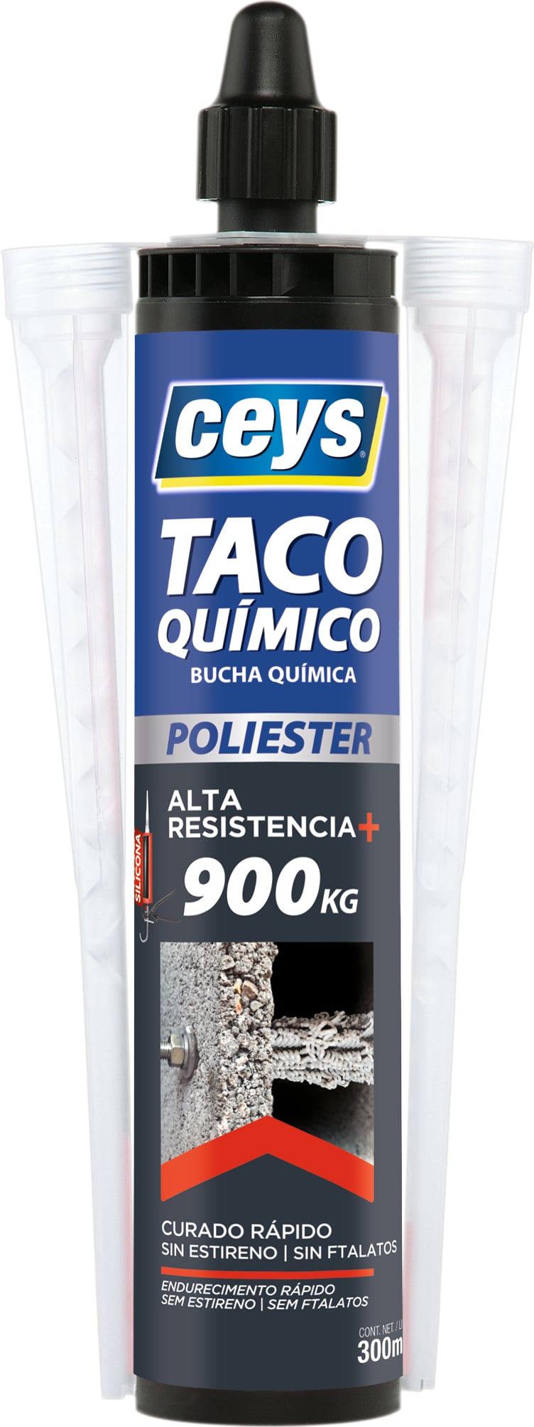 Taco químico poliester 300ml