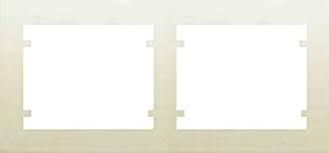 Marco 2 elementos beige