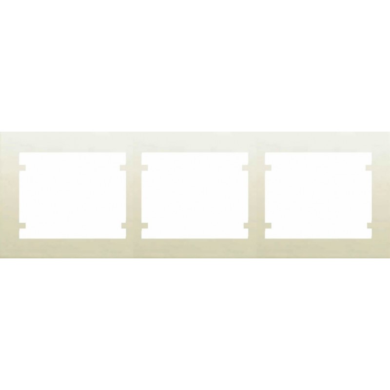 Marco 3 elementos beige