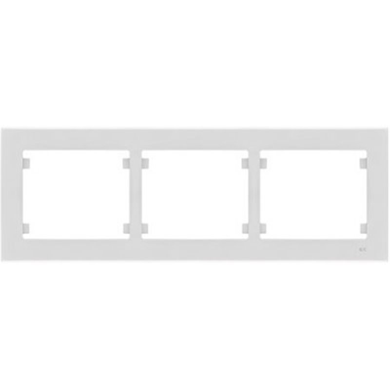 Marco 3 elementos blanco Iris plus