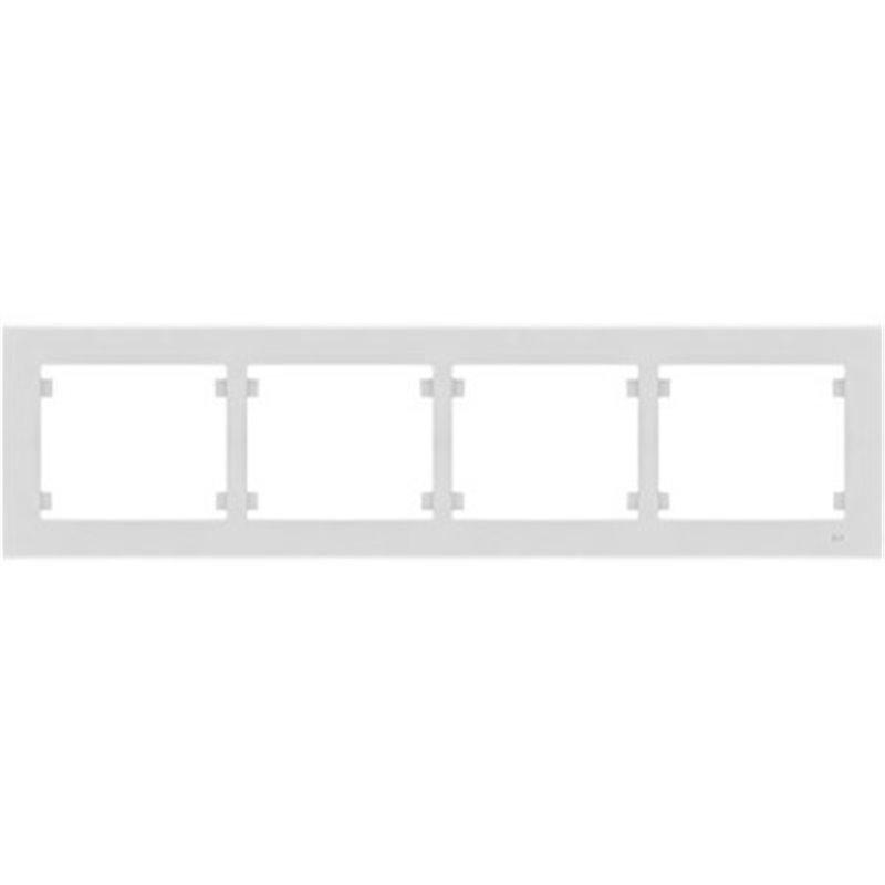 Marco 4 elementos blanco Iris plus