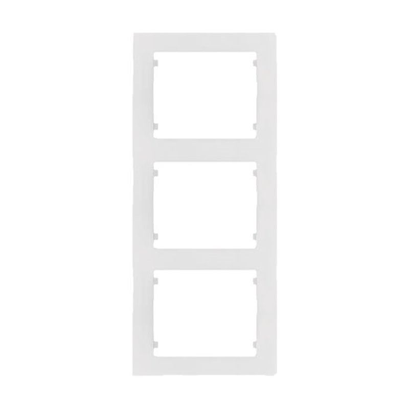 Marco 3 elementos vertical en color blanco