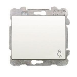 Pulsador luz estanco blanco