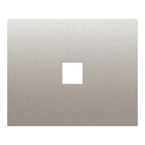 Tapa toma teléfono RJ11 aluminio mercurio