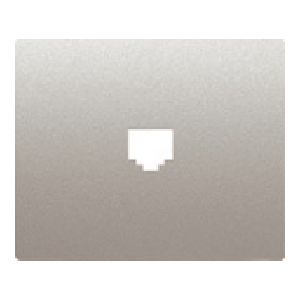 Tapa toma teléfono aluminio mercurio