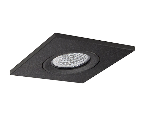 ARO ORIENTABLE CUADRADO NEGRO MATE