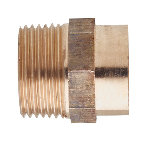 Entronque con rosca macho de bronce 4243gcu 28x1"