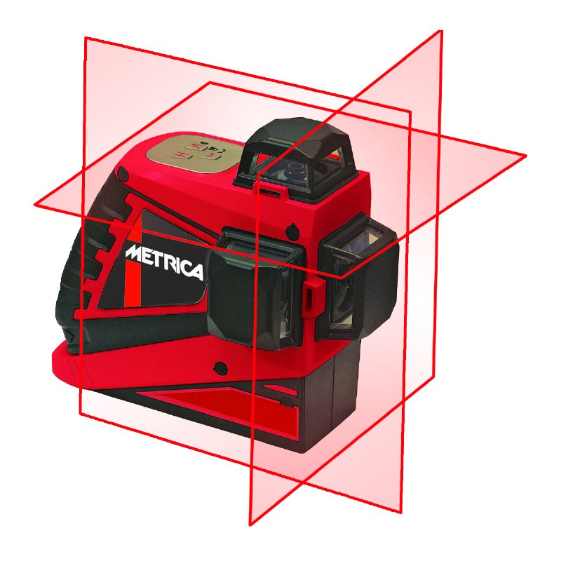 Láser metrica 3D rojo high power pro