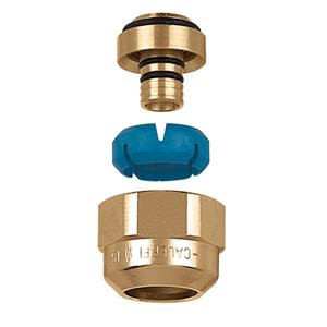 Racor con bicono para tuberías multicapa y tuberías plásticas Ø16mm