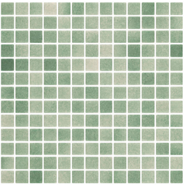 M² mosaico 2,5X2,5 Verde niebla Silk