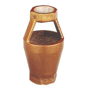 Embudo descarga para grupos de seguridad. 3/4" H x 3/4" H
