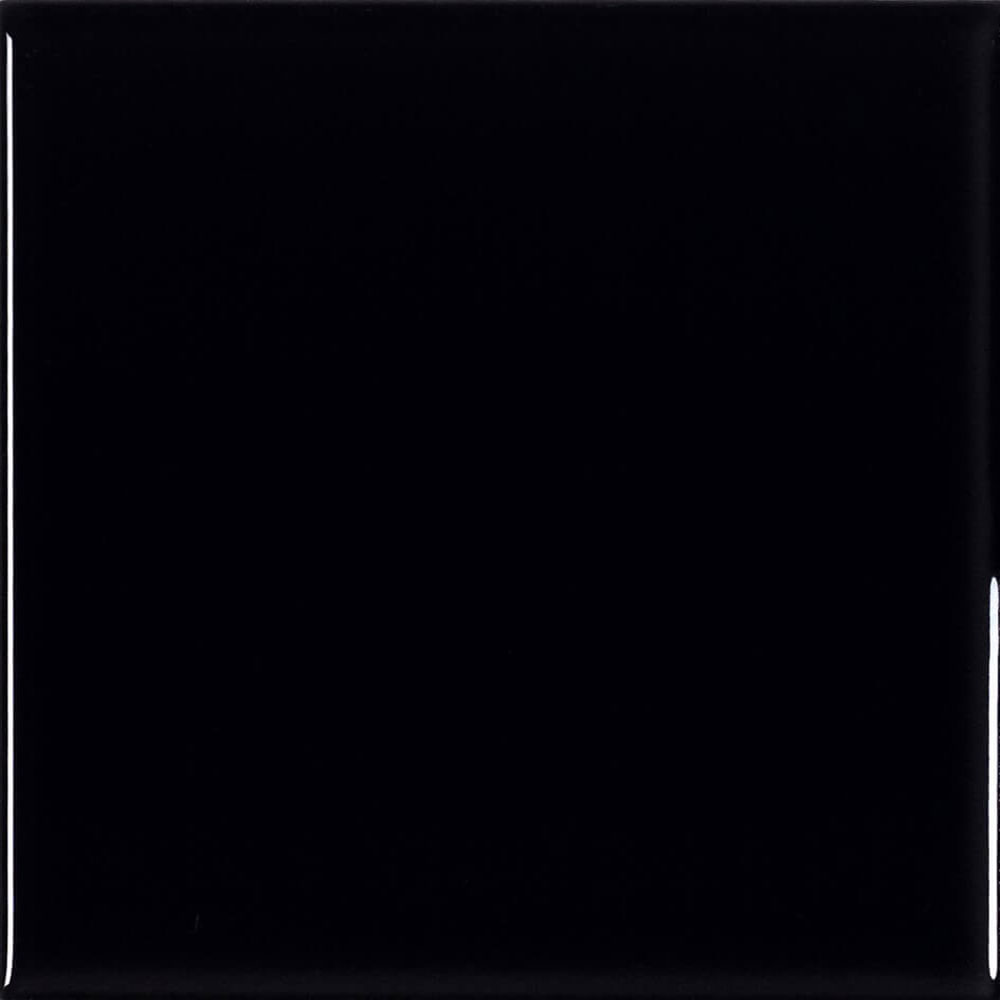 M2 cerámica 10x10 cms negro mate