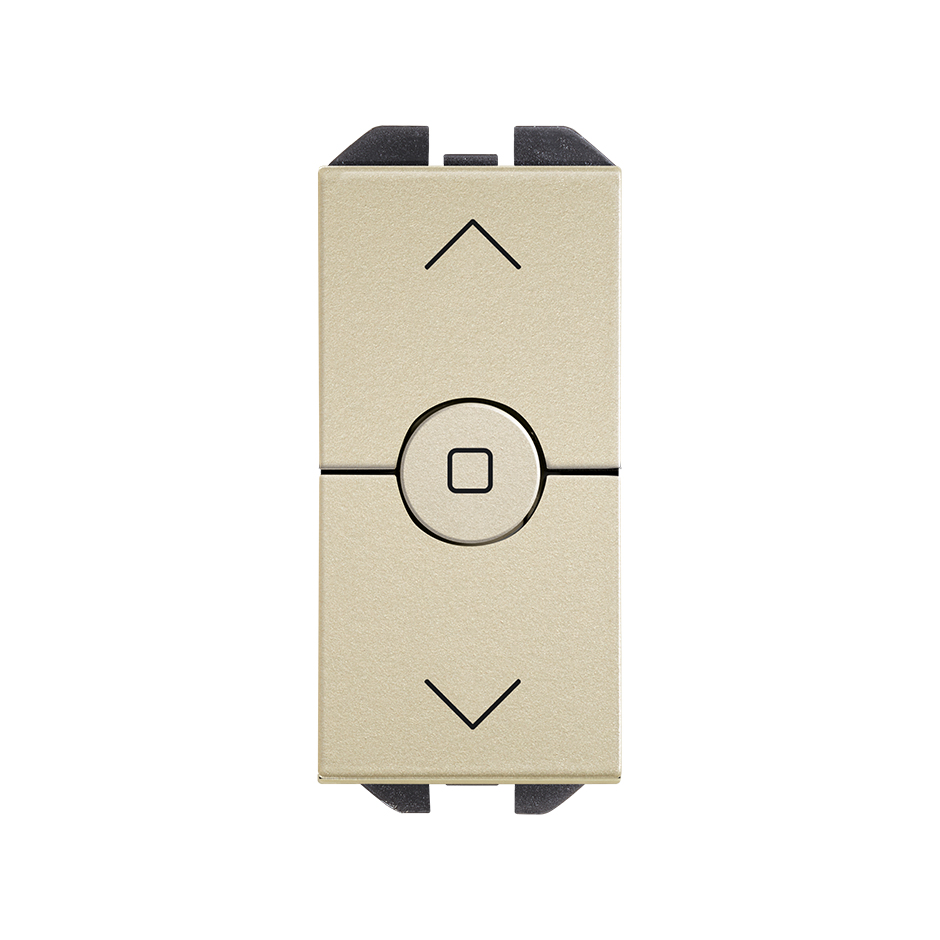Interruptor para persianas de tecla estrecha con 3 posiciones cava