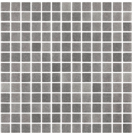 M² mosaico 2,5X2,5 Gris niebla Silk