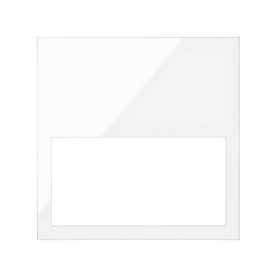 Marco mínimo de 1 elemento blanco brillo