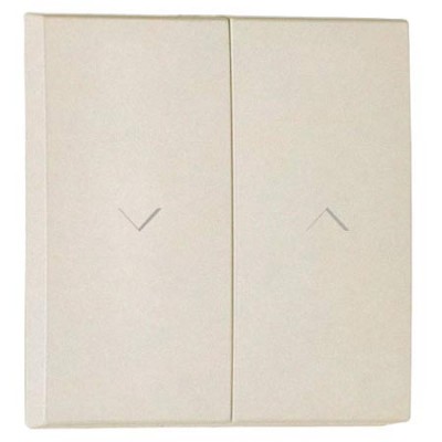 Tecla para interruptor de persiana en color perla