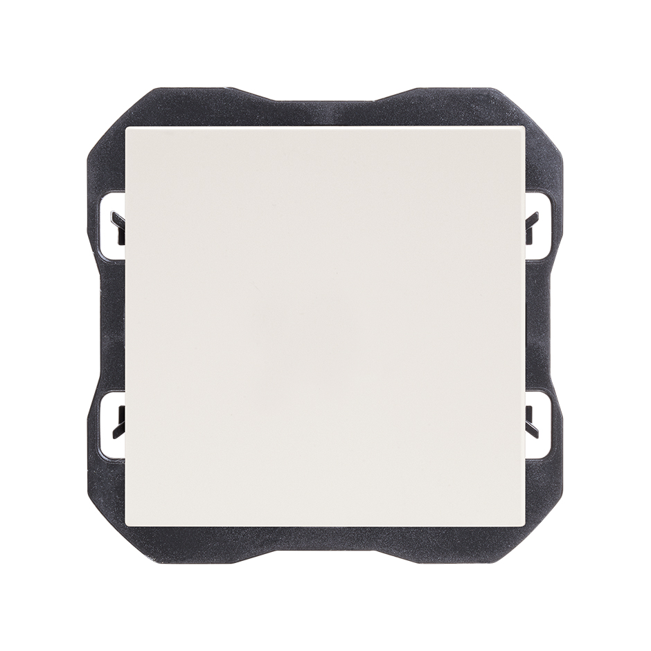 Tapa ciega blanco mate