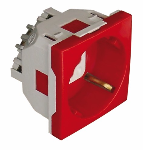 BASE SCHUKO C/ENCLAV.2 MOD.ROJA