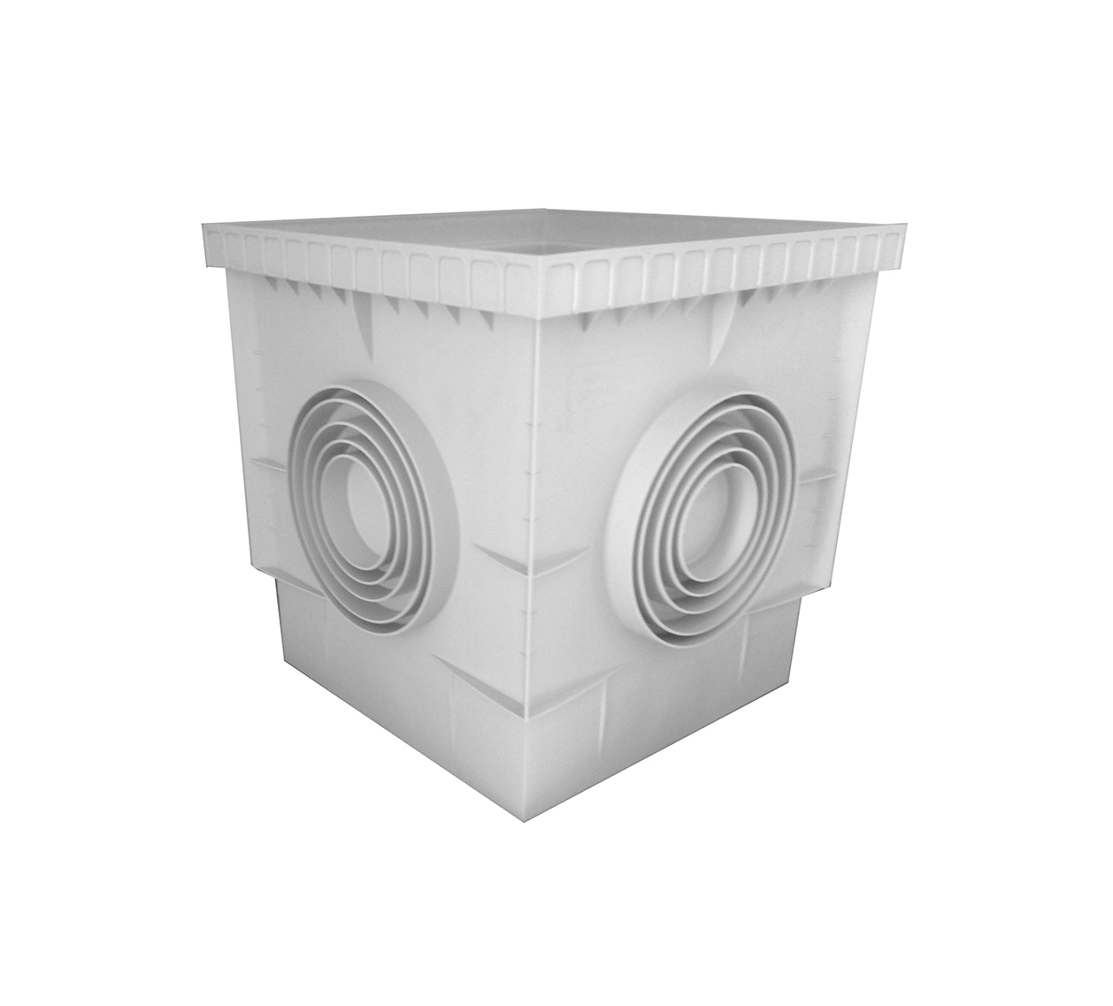 Cuerpo arqueta de PVC 40x40mm