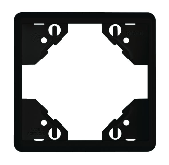 Marco simple negro mate