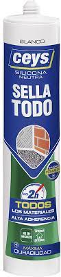 Silicona neutra rápida blanca 280ml
