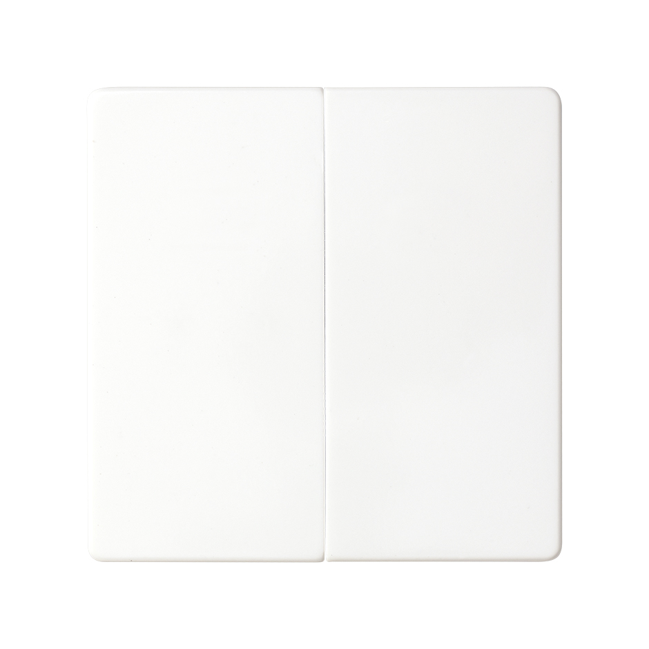 Tecla doble para mecanismos de mando en color blanco Simon 82