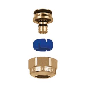 Racor con bicono para tuberías multicapa y tuberías plásticas Ø16mm