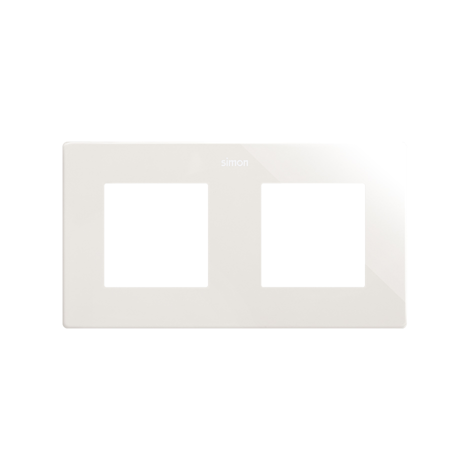 Marco para 2 elementos blanco