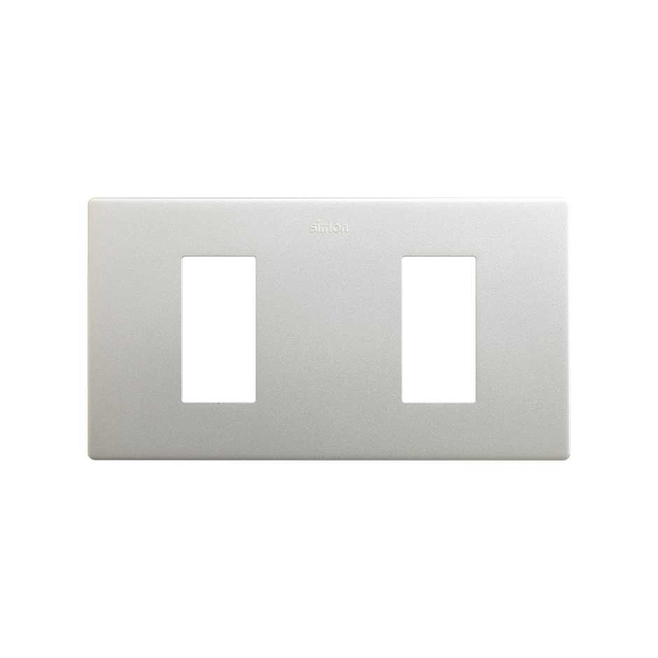 Marco estética mínima para 2 elementos aluminio