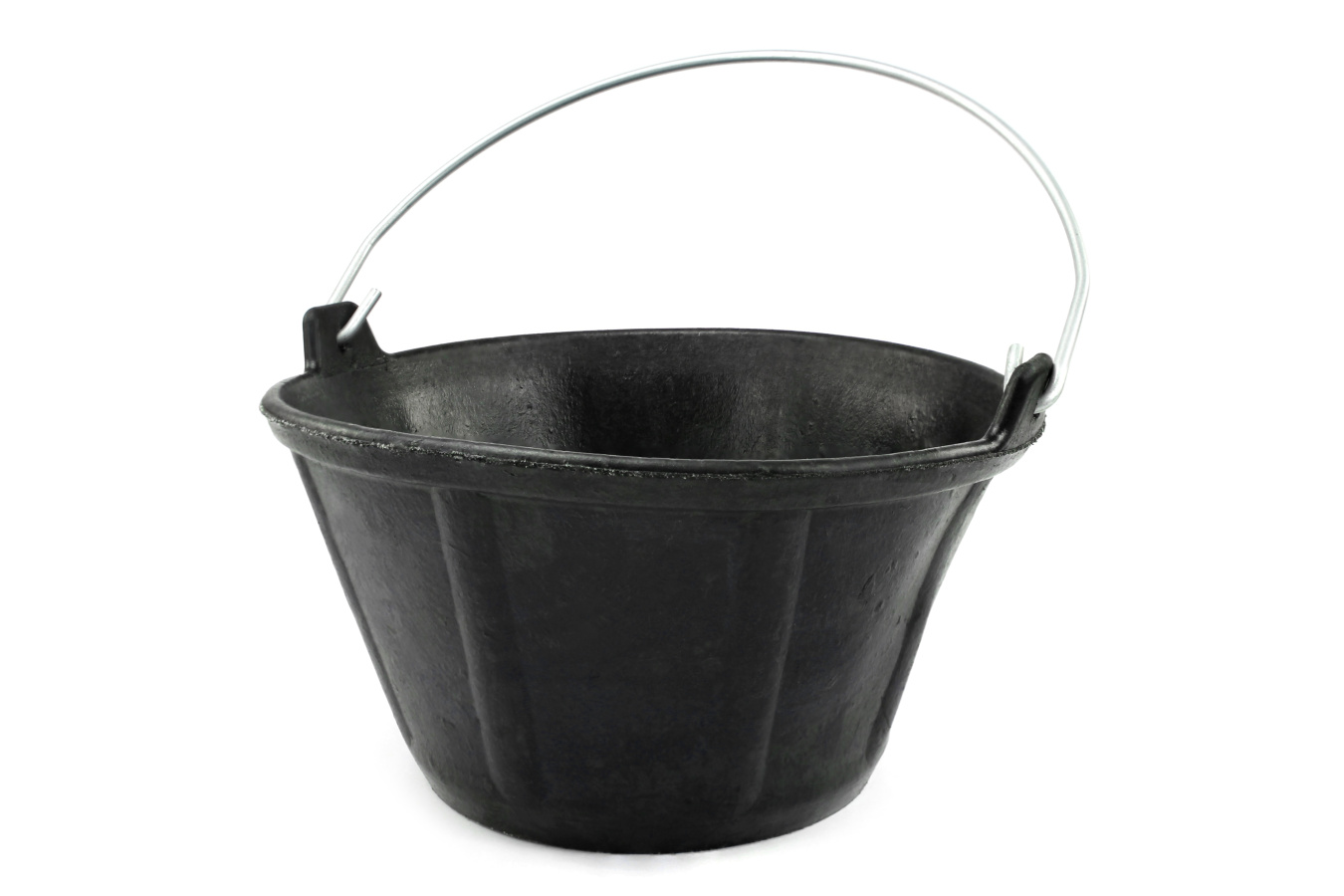 Cubo modelo italiano de caucho de 10 litros