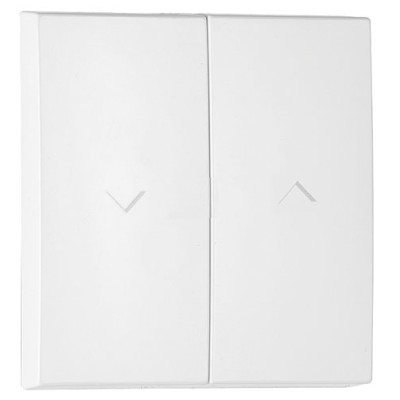 Tecla para interruptor de persiana en color blanco