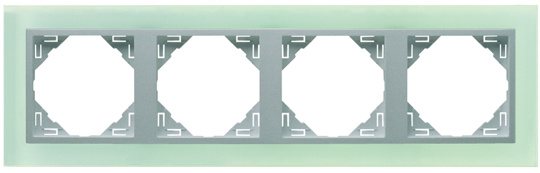 Marco Cuadruple Cristal/Aluminio