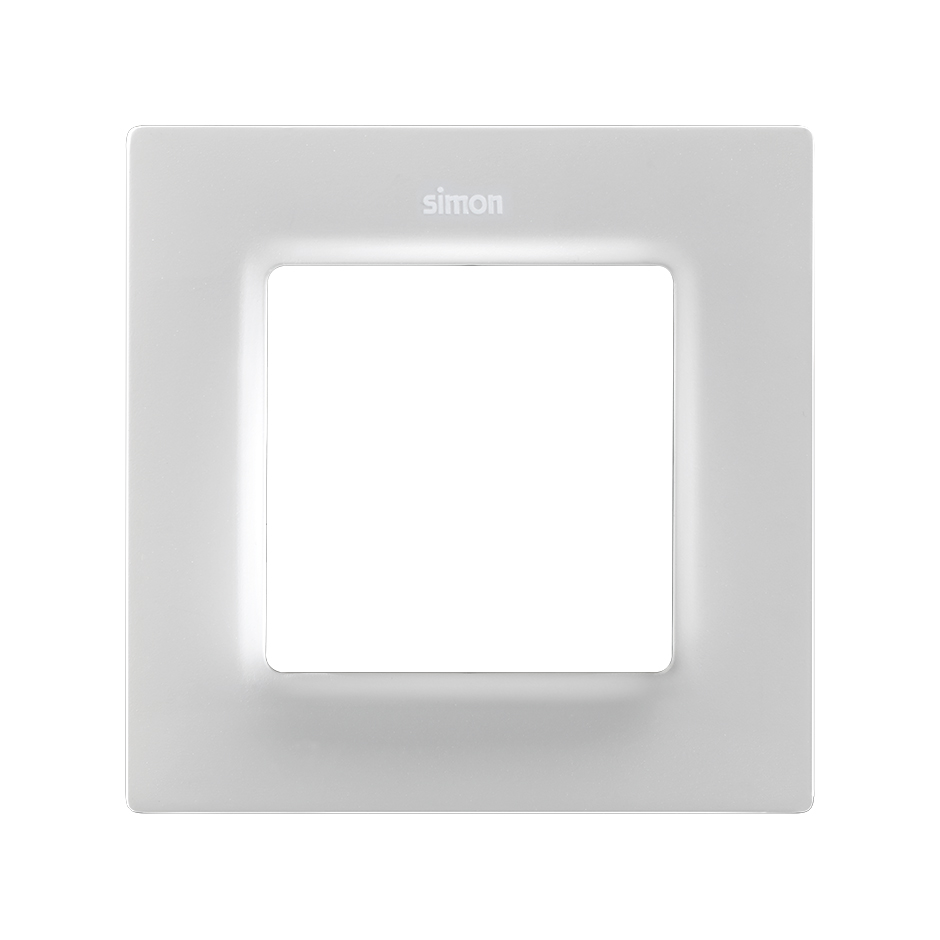 Marco de 1 elemento blanco mate Simon 82 Concept