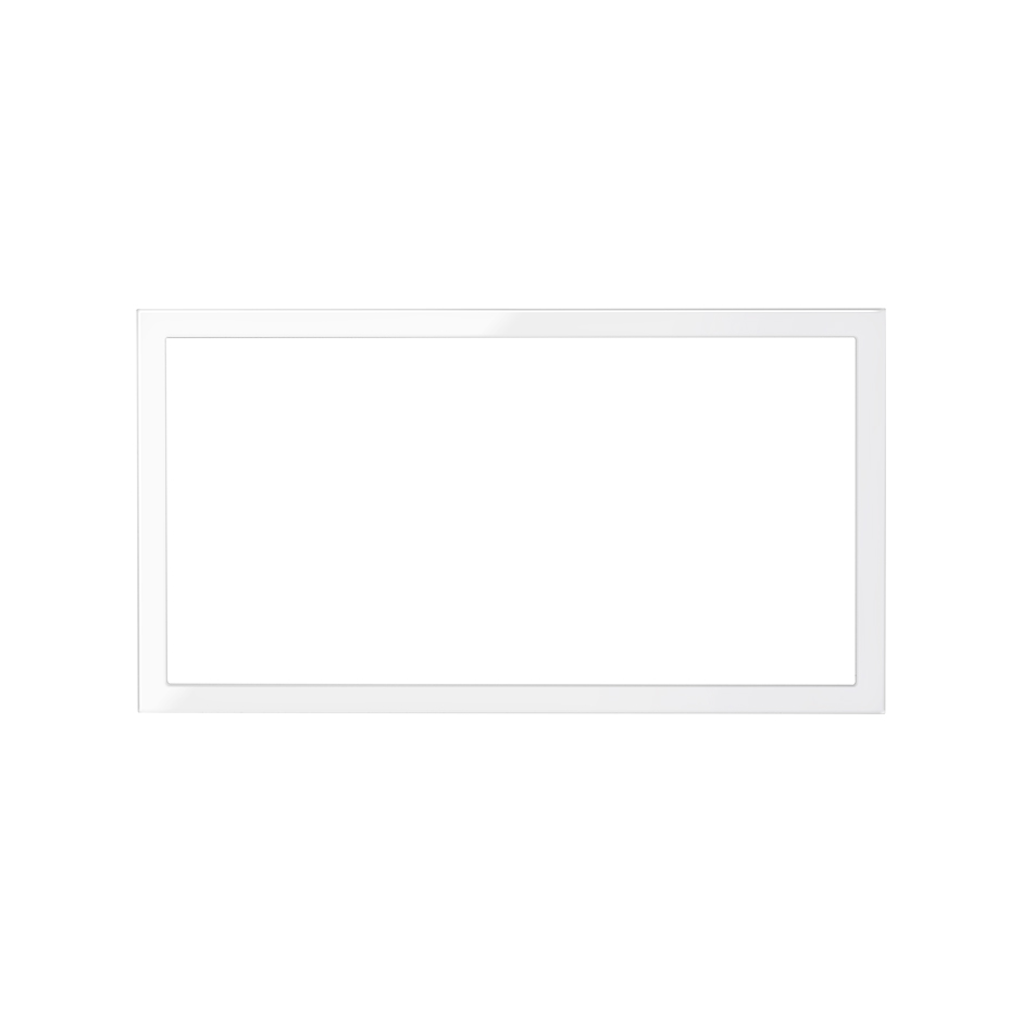 Marco de 2 elementos blanco brillo