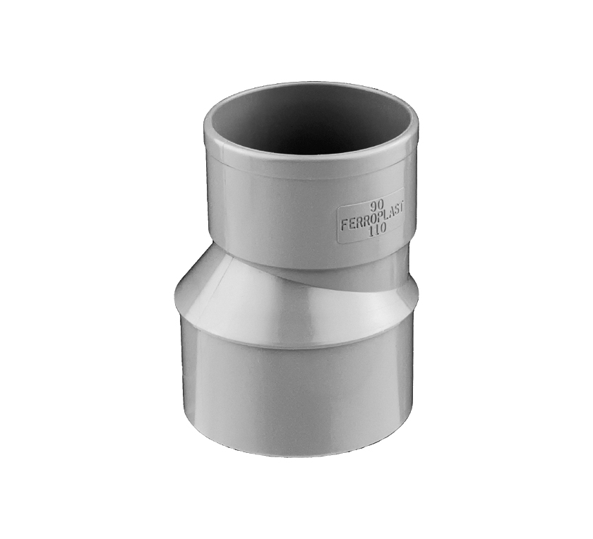 Ampliación excentrica H-M PVC 200-250 mm