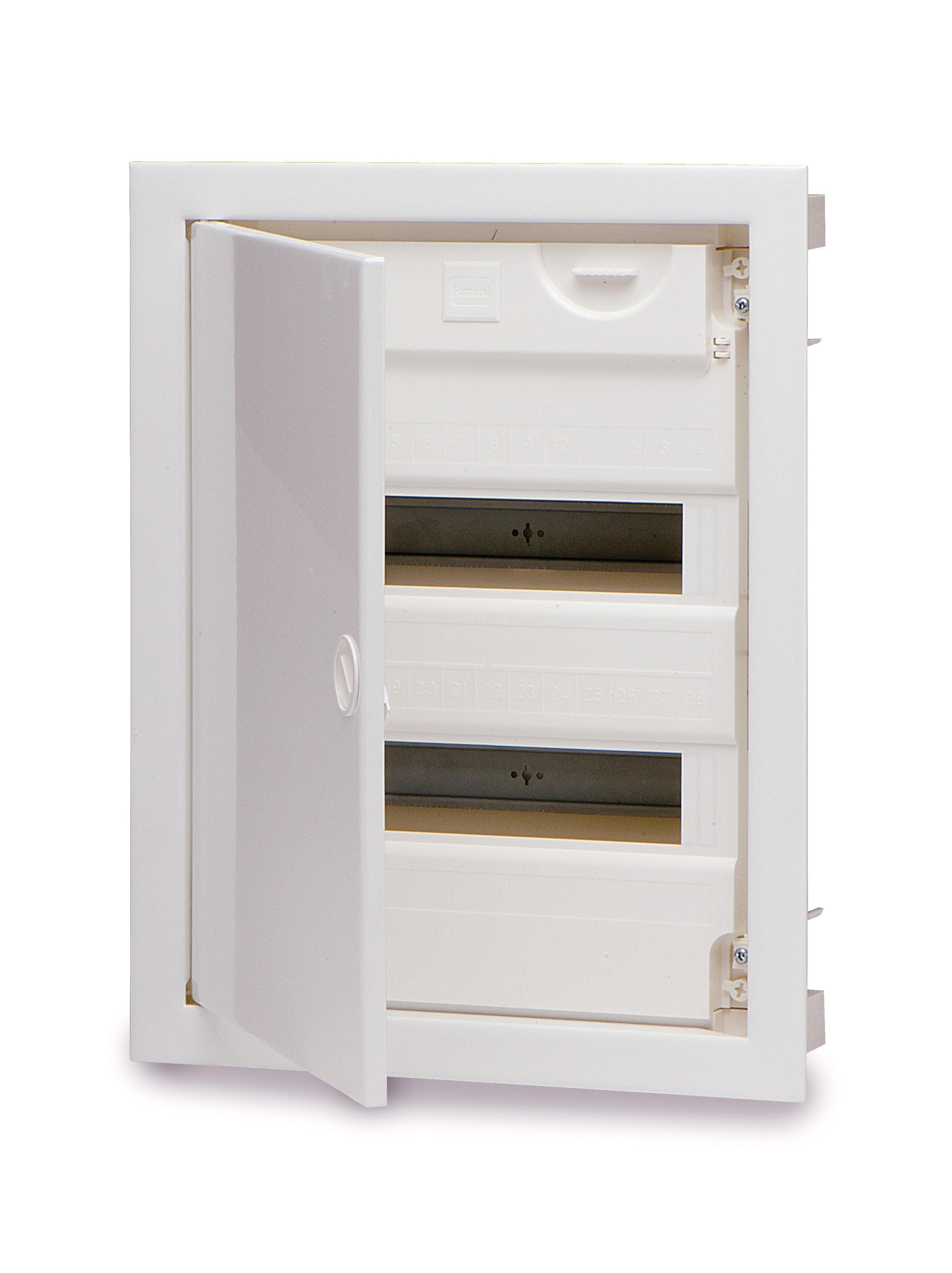 Armario matálico de empotrar de 28 módulos