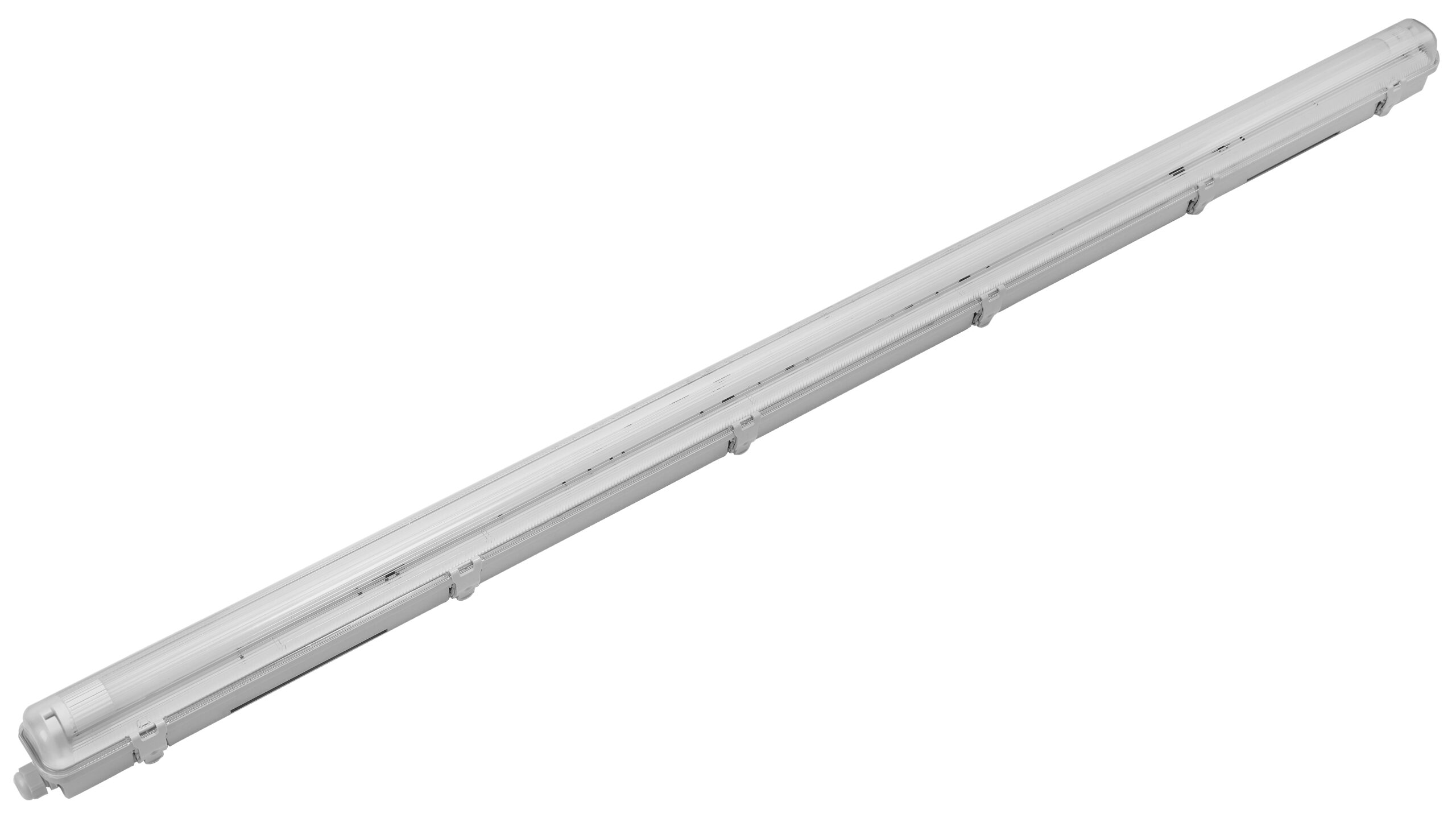 Pantalla estanca cableada con portalámparas para tubo T8 LED 1x24w