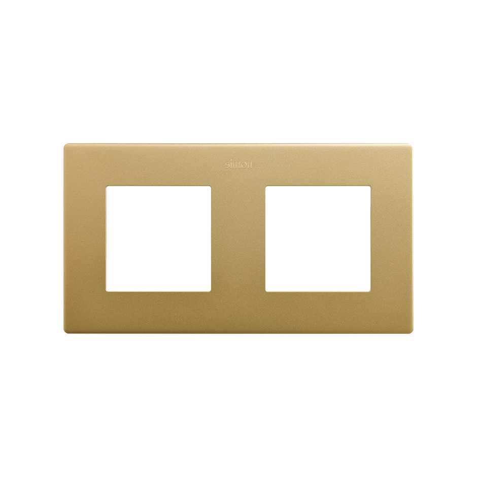 Marco para 2 elementos oro