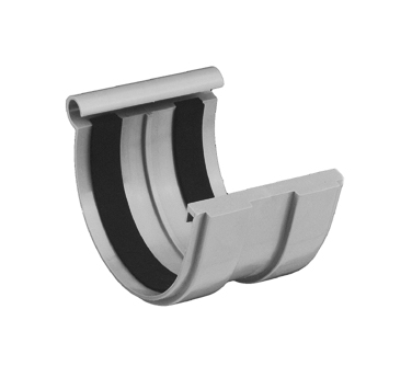 Enlace Pvc gris canalón circular 33