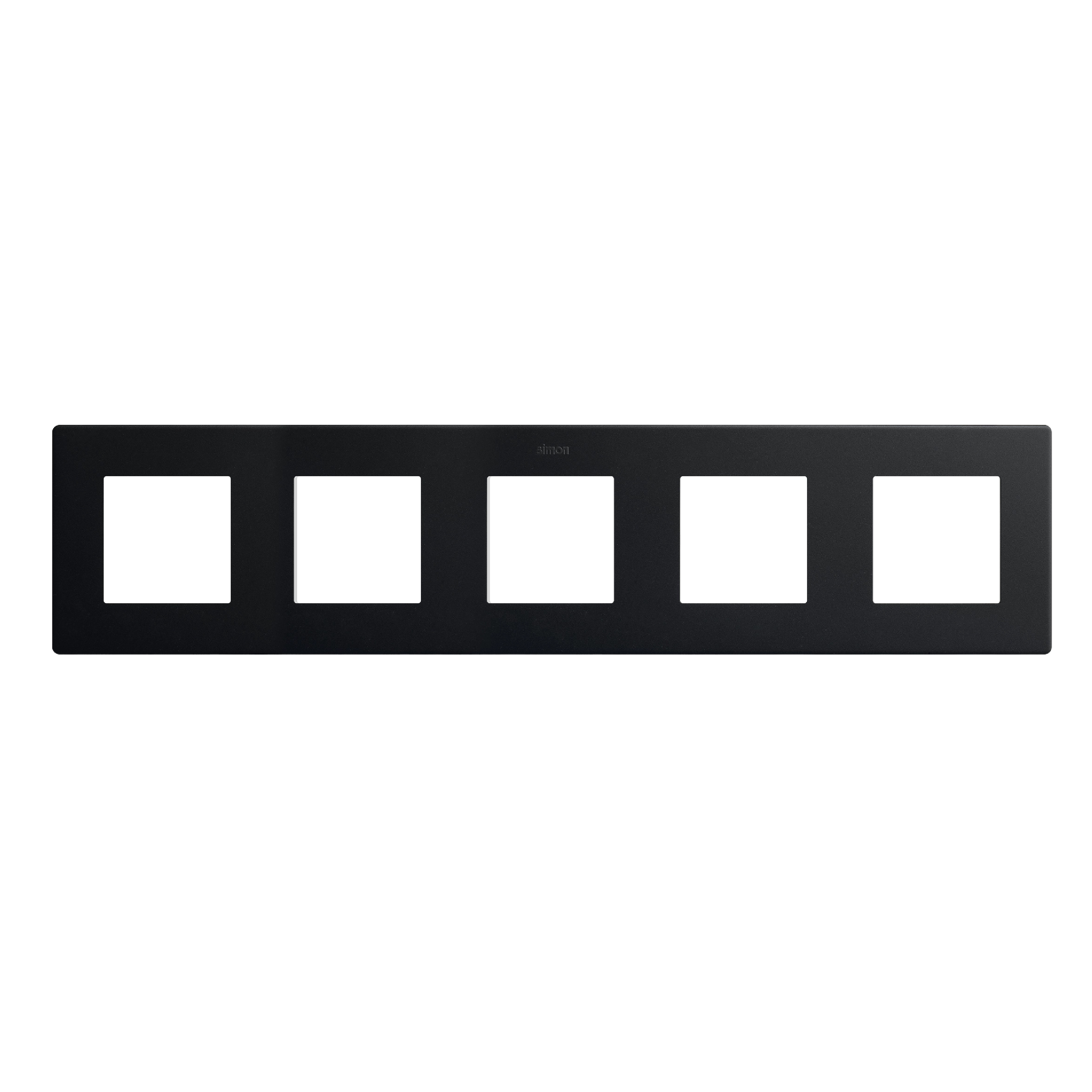 Marco de 5 elementos negro mate