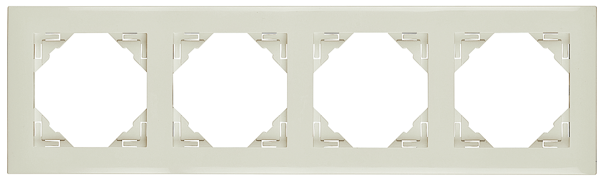 Marco Cuadruple Marfil