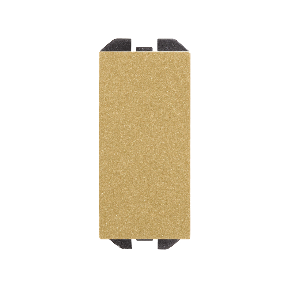 Tapa ciega estética mínima oro