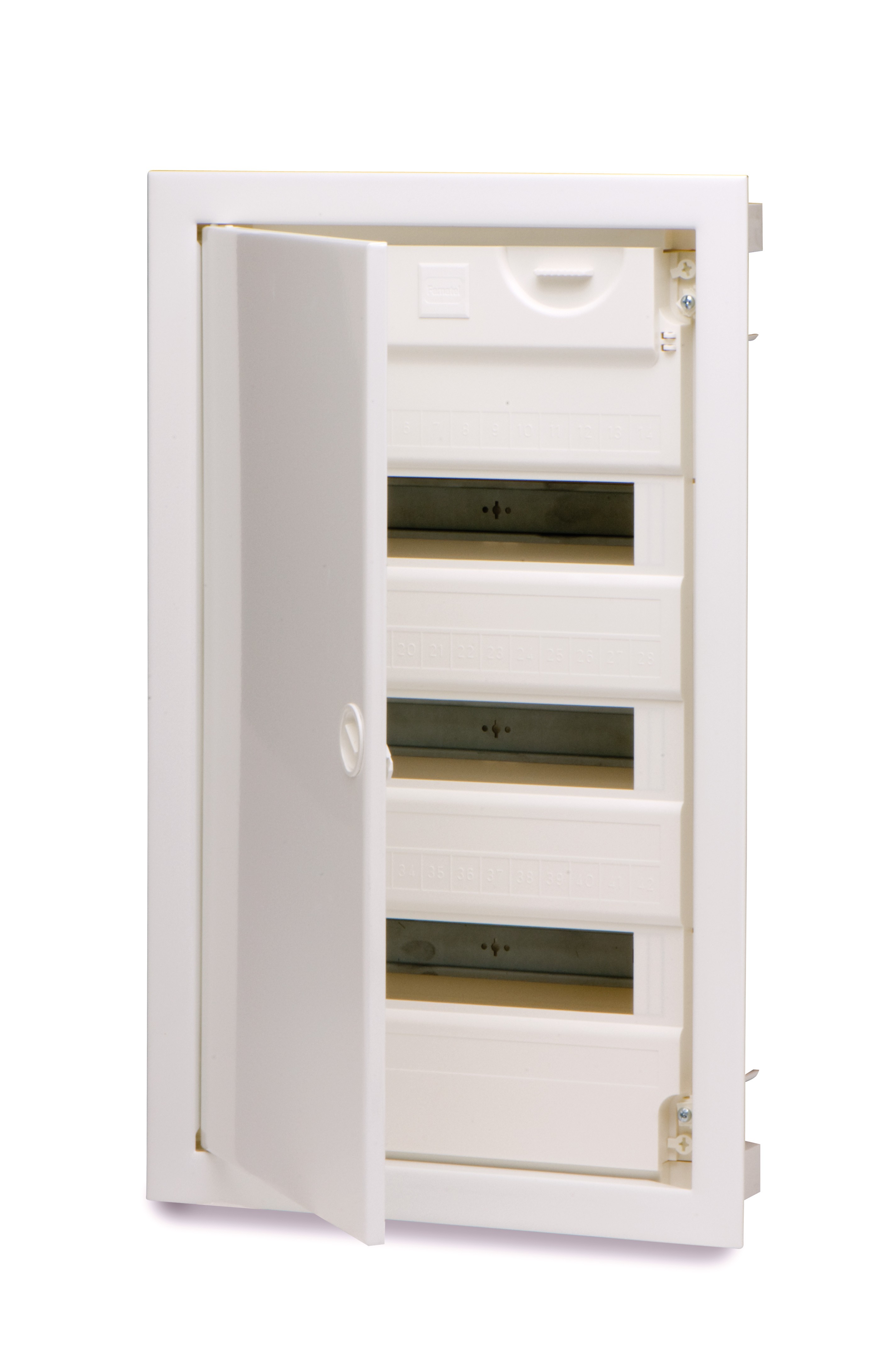 Armario matálico de empotrar de 42 módulos