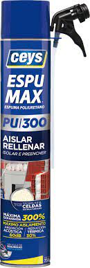 Espuma poliuretano relleno con cánula 750 ml