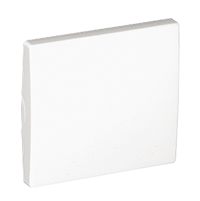 Tapa ciega blanco