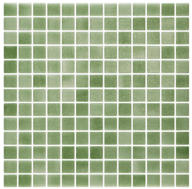 M² mosaico 2,5X2,5 Verde niebla