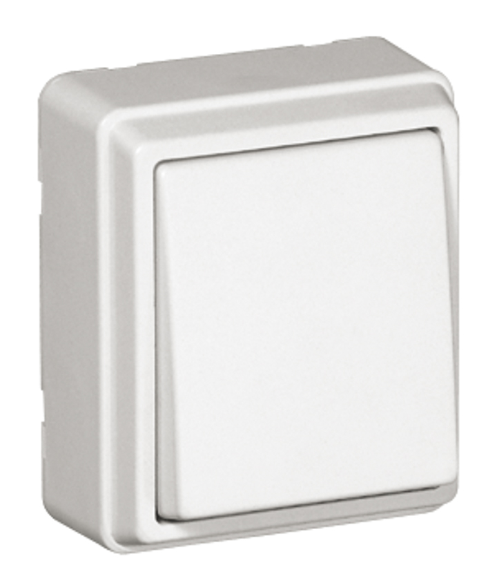 Pulsador 10AX 250 ~ blanco
