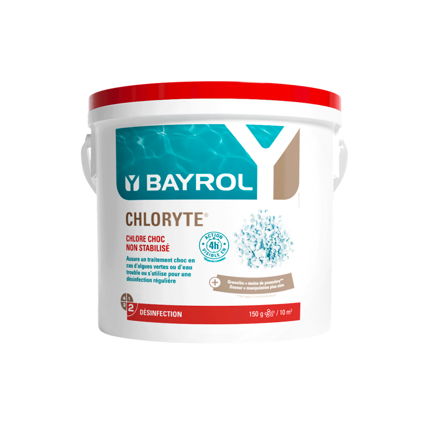 Cloro de choque no estabilizado Chloryte® de 25 kgs