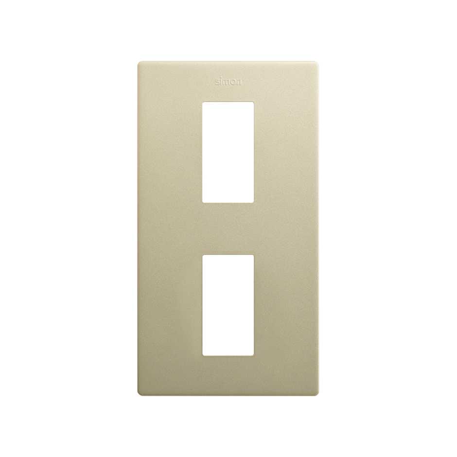 Marco estética mínima vertical para 2 elementos cava